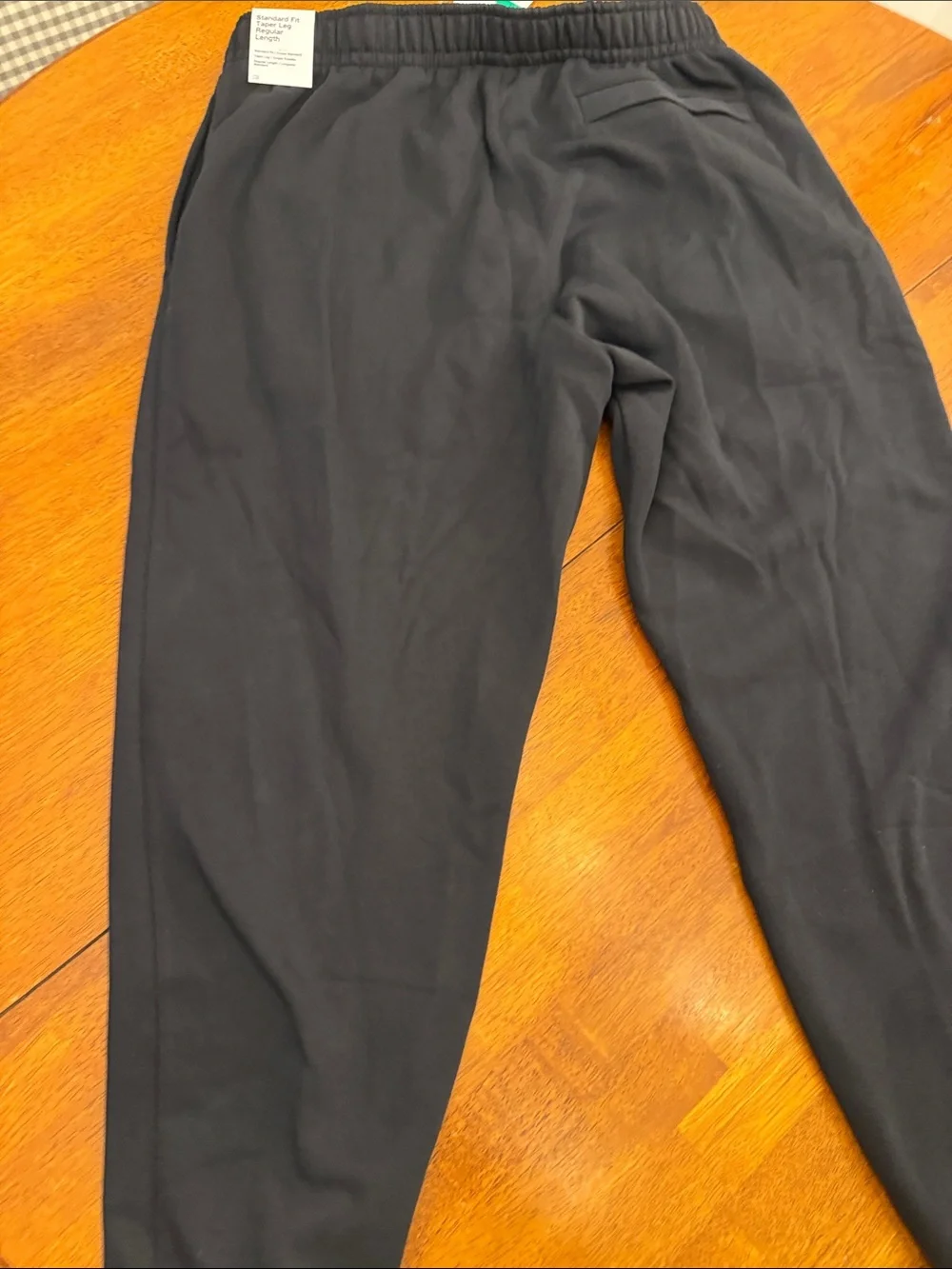 Nike Men Black Jogger Sweatpants with White Swoosh xl